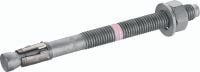 HST2-F V3 Wedge anchor High-performance wedge anchor (M8-M16) for static and seismic loads in cracked concrete (hot-dip galvanized)