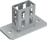 MQP-82 Channel foot Galvanized channel foot for fastening MQ channels to concrete