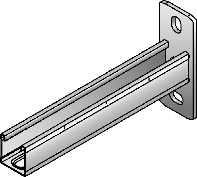 MM-B-30 Galvanized C-Channel bracket for light-duty applications