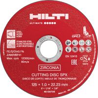 SPX Stainless steel cutting discs Ultimate thin-kerf stainless steel cutting disc for stainless steel and other metals