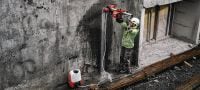 DD 150-U-22 cordless core drill Cordless diamond coring machine for handheld or rig-based coring from 52-162 mm (2 – 6-3/8) in concrete or up to 252mm (10) in masonry (Nuron battery) Applications 3