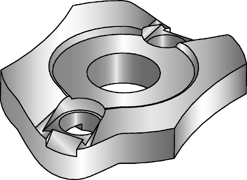 MQZ-U MQZ-U Installation washer Galvanized installation washer for metric fastenings in butterfly holes