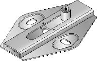 MSG 1,0 Slide connector Galvanized slide connector for light-duty heating and refrigeration applications