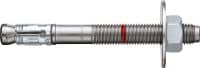 HST4 BW Wedge anchor Our highest performing metal wedge expansion anchor for bearing high static and seismic loads in cracked concrete (carbon steel, big washer)