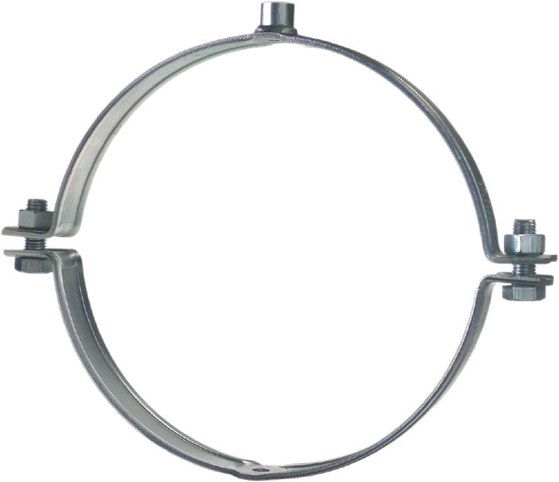 MP-MX-F Heavy-duty pipe clamp Hot-dip galvanized (HDG) pipe clamp without sound insulation for extra heavy-duty applications