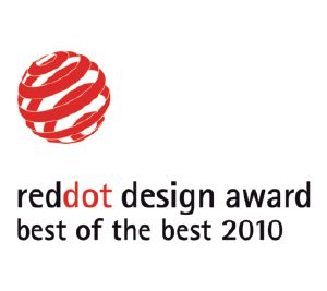 This product has been awarded the "Best of the Best" Red Dot Design Award.